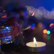 SingleChristmasCandle