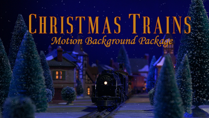 Christmas Trains Motion Backgrounds | 1000+ Royalty Free Motion Backgrounds  and Video Loops